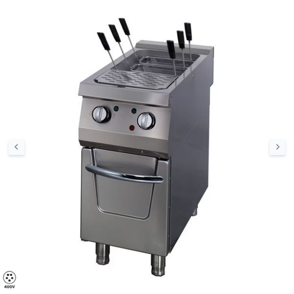  Μαγειρική κουζίνα ζυμαρικών Premium - Ηλεκτρική - 400V - Μονή μονάδα - 90cm βάθος